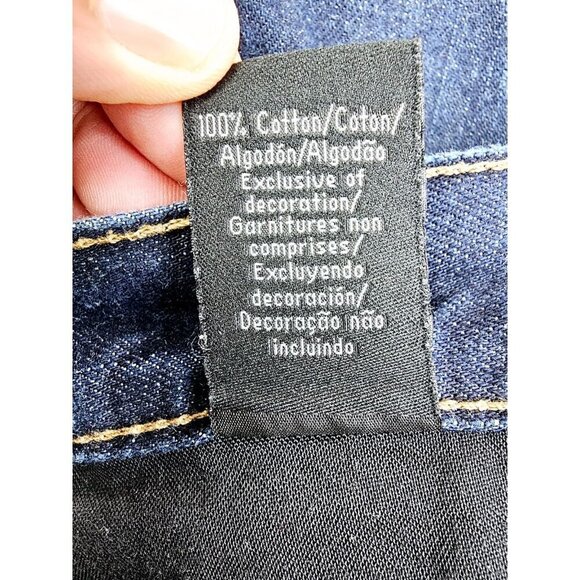 Calvin Klein Size 30X30 Mens Straight Cut Egyptian Cotton Blue Denim Logo Jeans - Picture 5 of 12